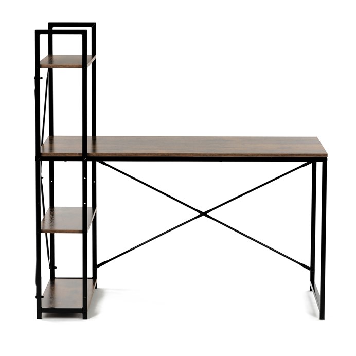 Pracovný stôl 120x60cm, mdf, hnedá, GD-520 OLW