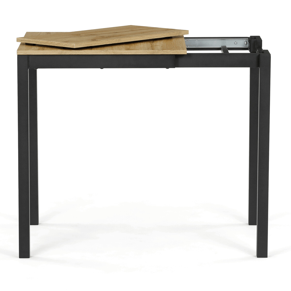 Jedálenský stôl rozkladací 60-90x60 cm, GDT-206 Biela