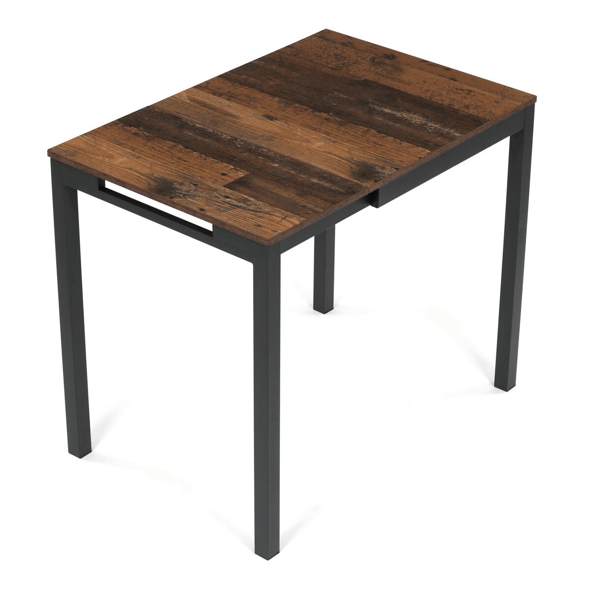 Rozkladací jedálenský stôl MDF/melamín/kov GDT-206 Hnedá
