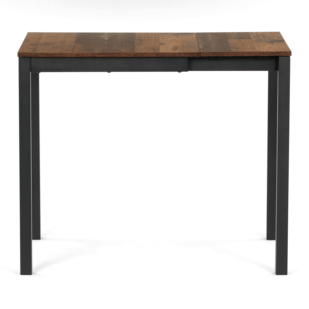 Rozkladací jedálenský stôl MDF/melamín/kov GDT-206 Hnedá