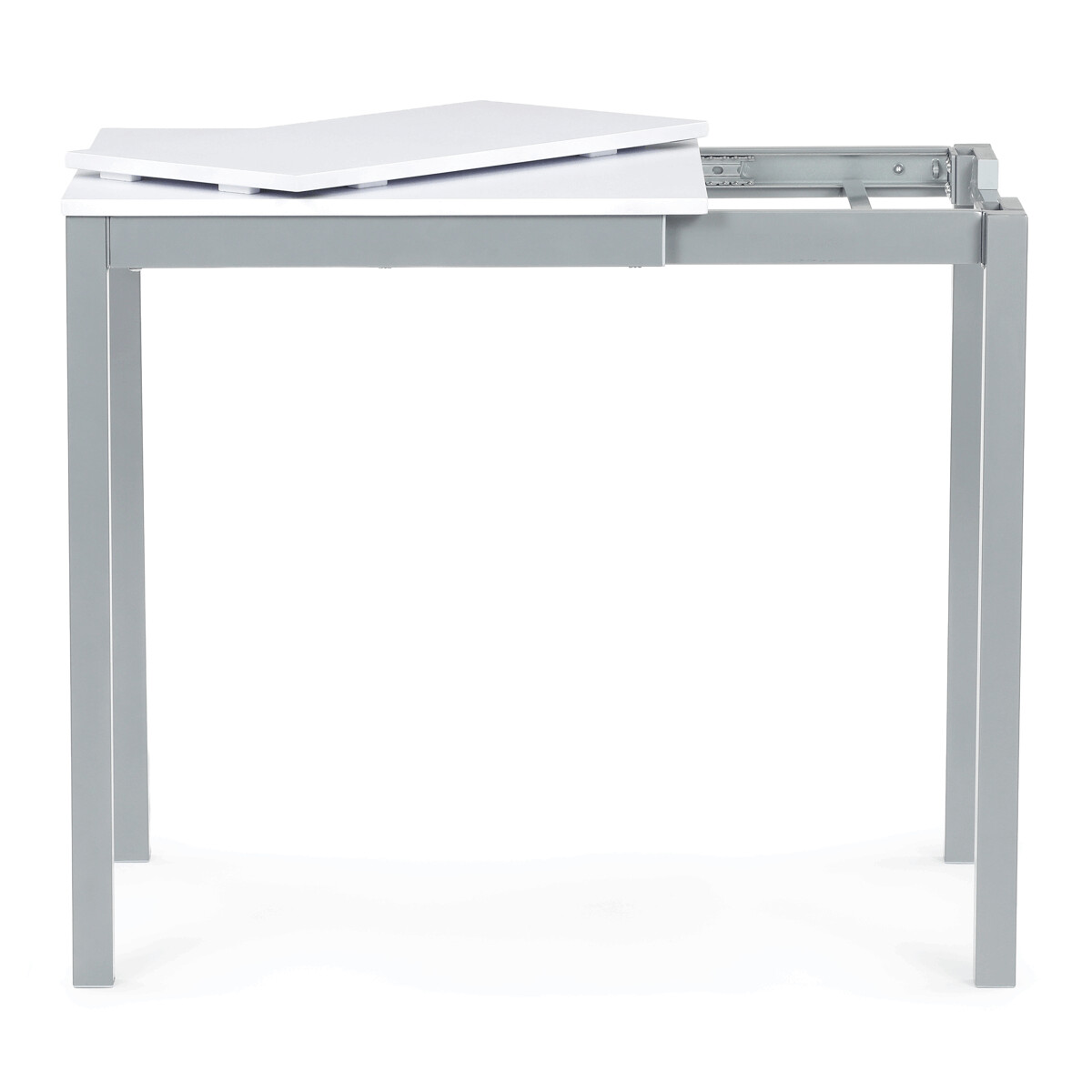 Rozkladací jedálenský stôl MDF/melamín/kov GDT-206 Hnedá