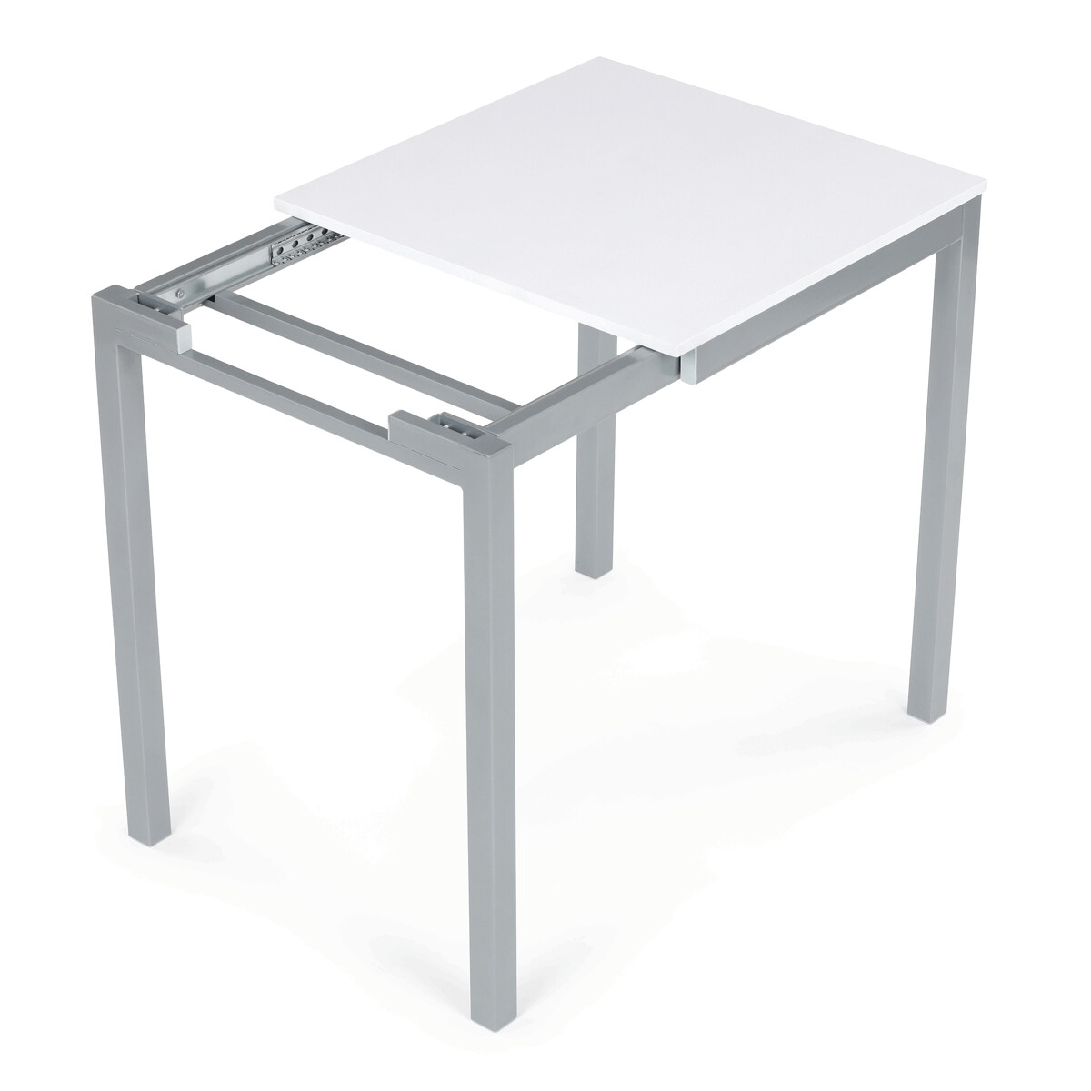 Rozkladací jedálenský stôl MDF/melamín/kov GDT-206 Hnedá