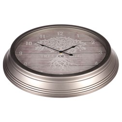 Hodiny nástěnné kov, 58cm