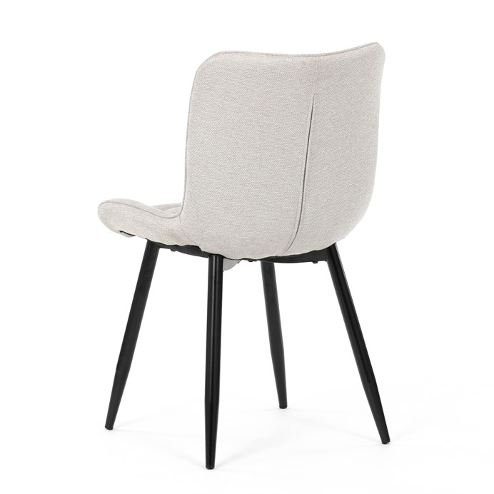 Jedálenská stolička, béžová, látka, HC-462 BG2