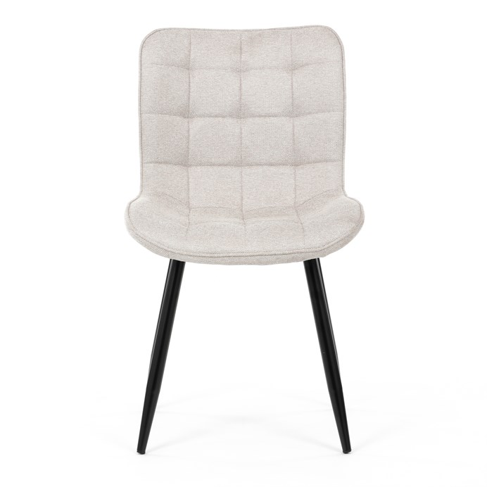 Jedálenská stolička, béžová, látka, HC-462 BG2