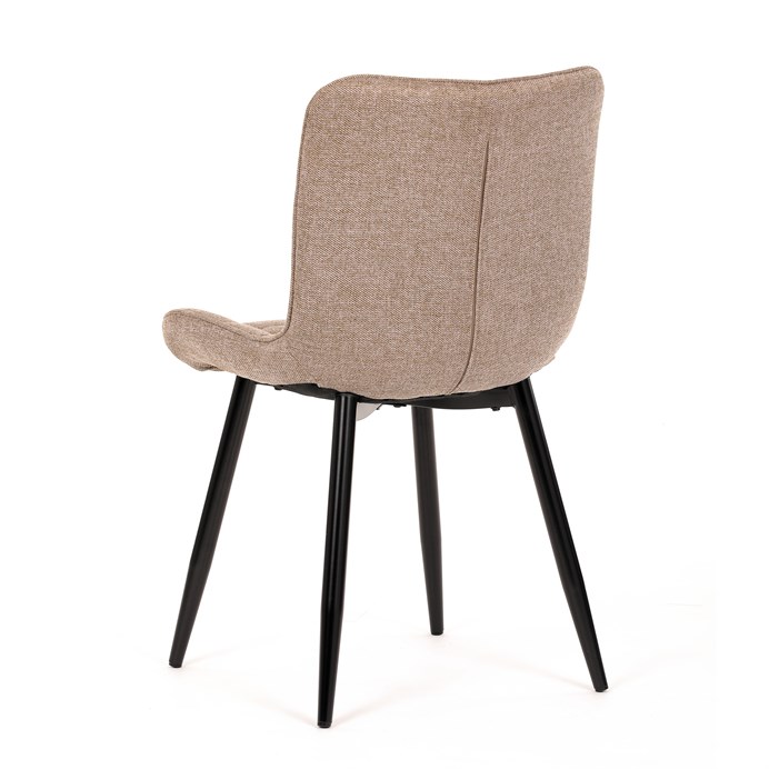 Jedálenská stolička, hnedá, látka, HC-462 CRM2