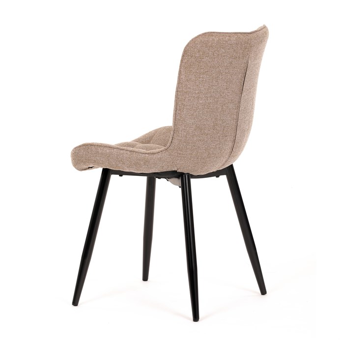 Jedálenská stolička, hnedá, látka, HC-462 CRM2