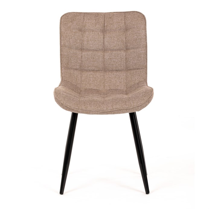 Jedálenská stolička, hnedá, látka, HC-462 CRM2