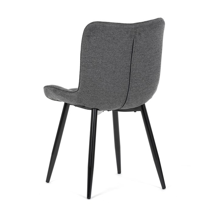 Jedálenská stolička, sivá, látka, HC-462 GREY2