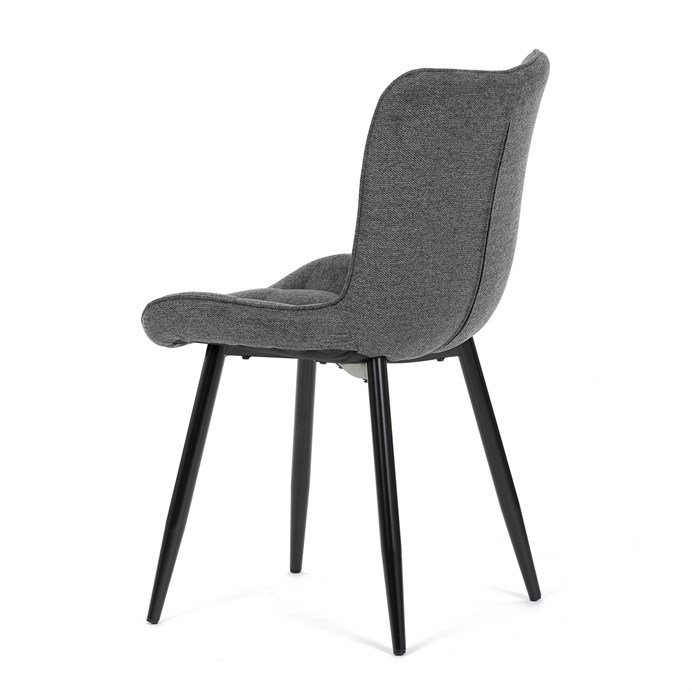 Jedálenská stolička, sivá, látka, HC-462 GREY2