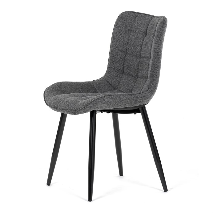 Jedálenská stolička, sivá, látka, HC-462 GREY2