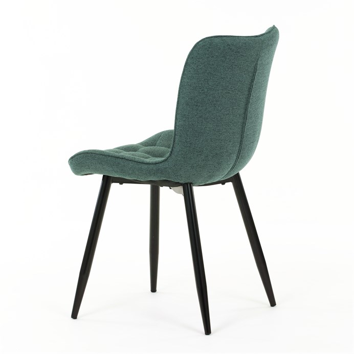 Jedálenská stolička, zelená, látka, HC-462 GRN2