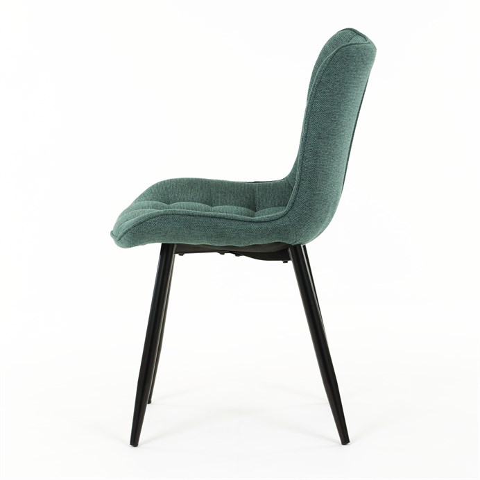 Jedálenská stolička, zelená, látka, HC-462 GRN2