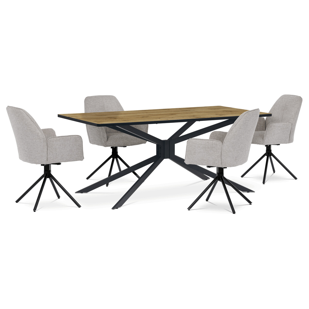 Jedálenské kreslo HC-522 GREY2