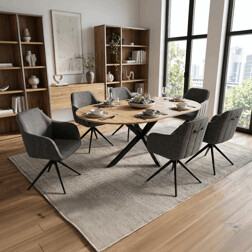 Jedálenská stolička HC-536 GREY2