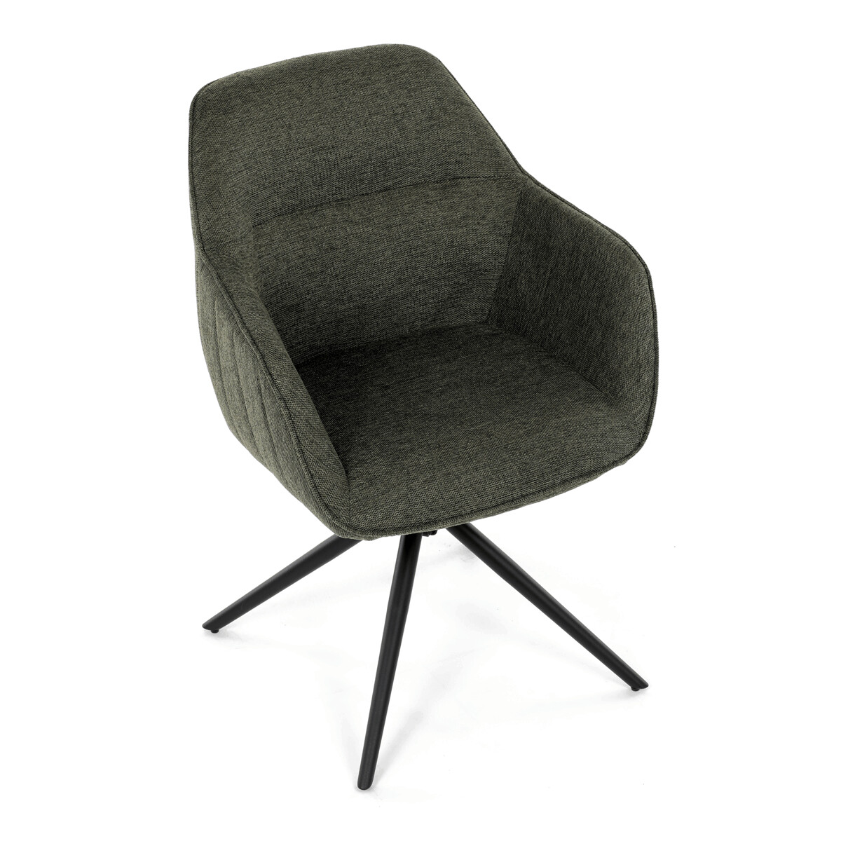 Jedálenské kreslo látka/kov HC-536 GRN2