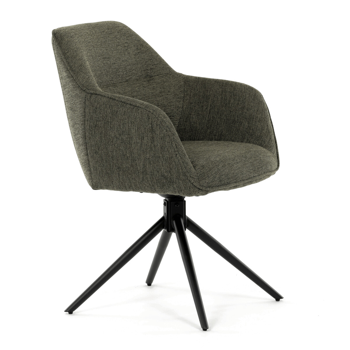 Jedálenské kreslo látka/kov HC-536 GRN2