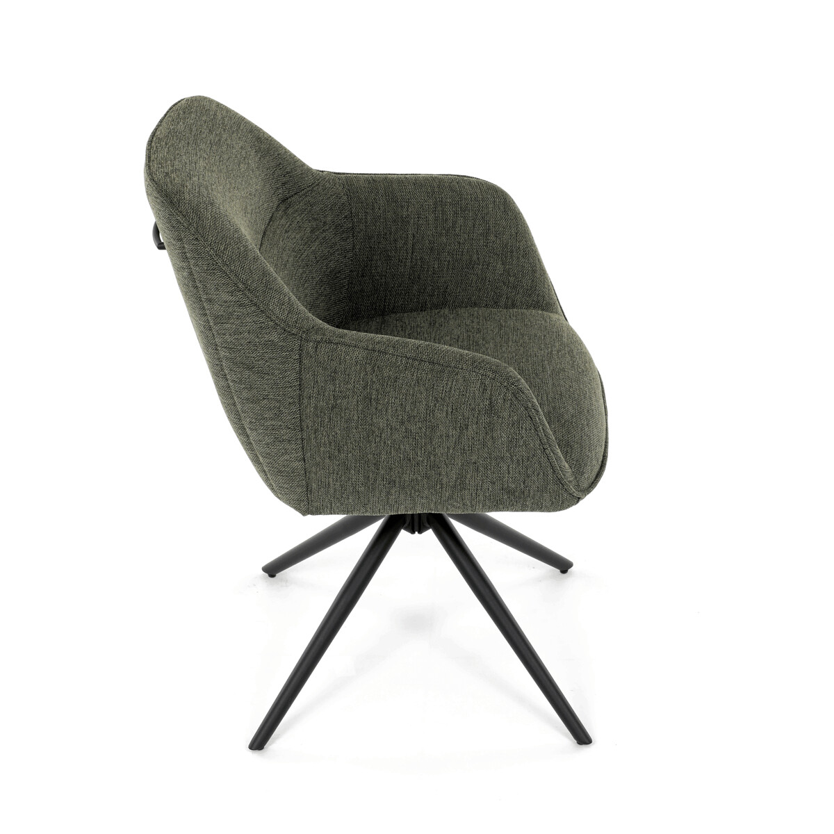 Jedálenské kreslo látka/kov HC-536 GRN2