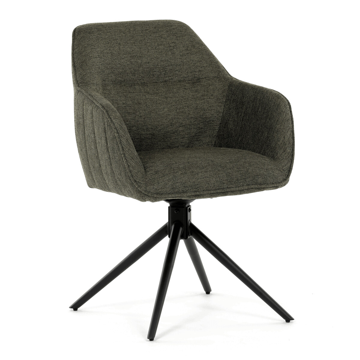 Jedálenské kreslo látka/kov HC-536 GRN2