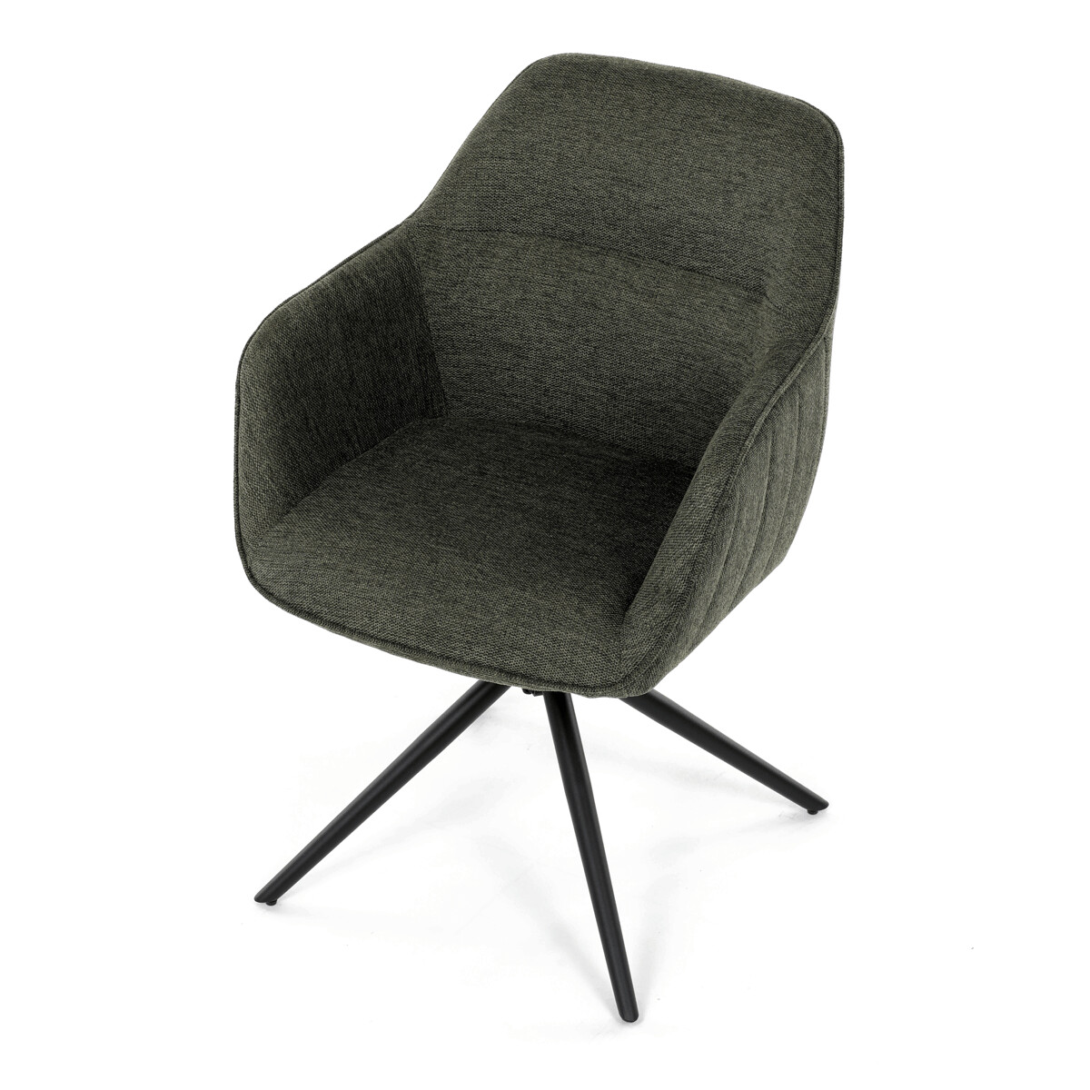 Jedálenské kreslo látka/kov HC-536 GRN2