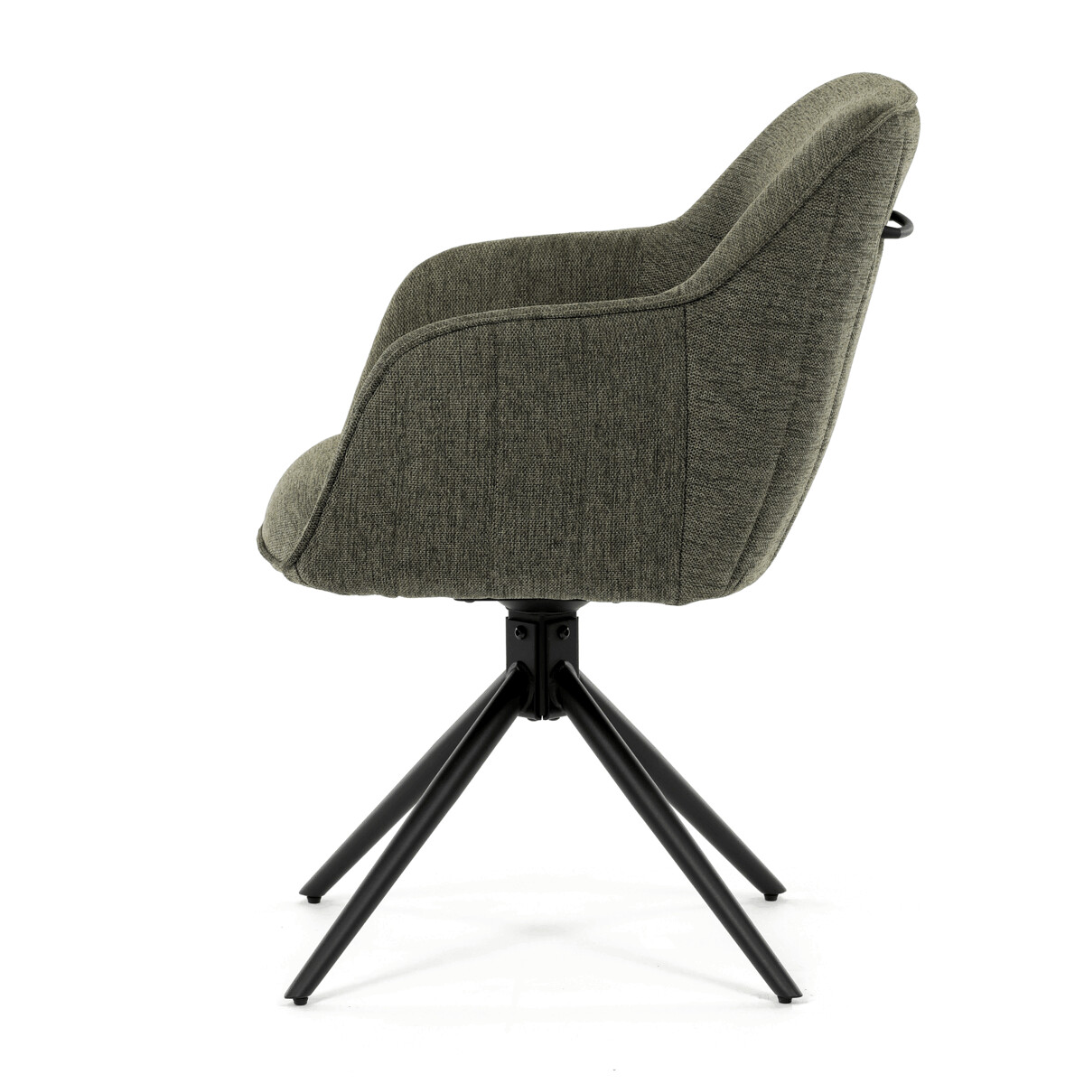 Jedálenské kreslo látka/kov HC-536 GRN2