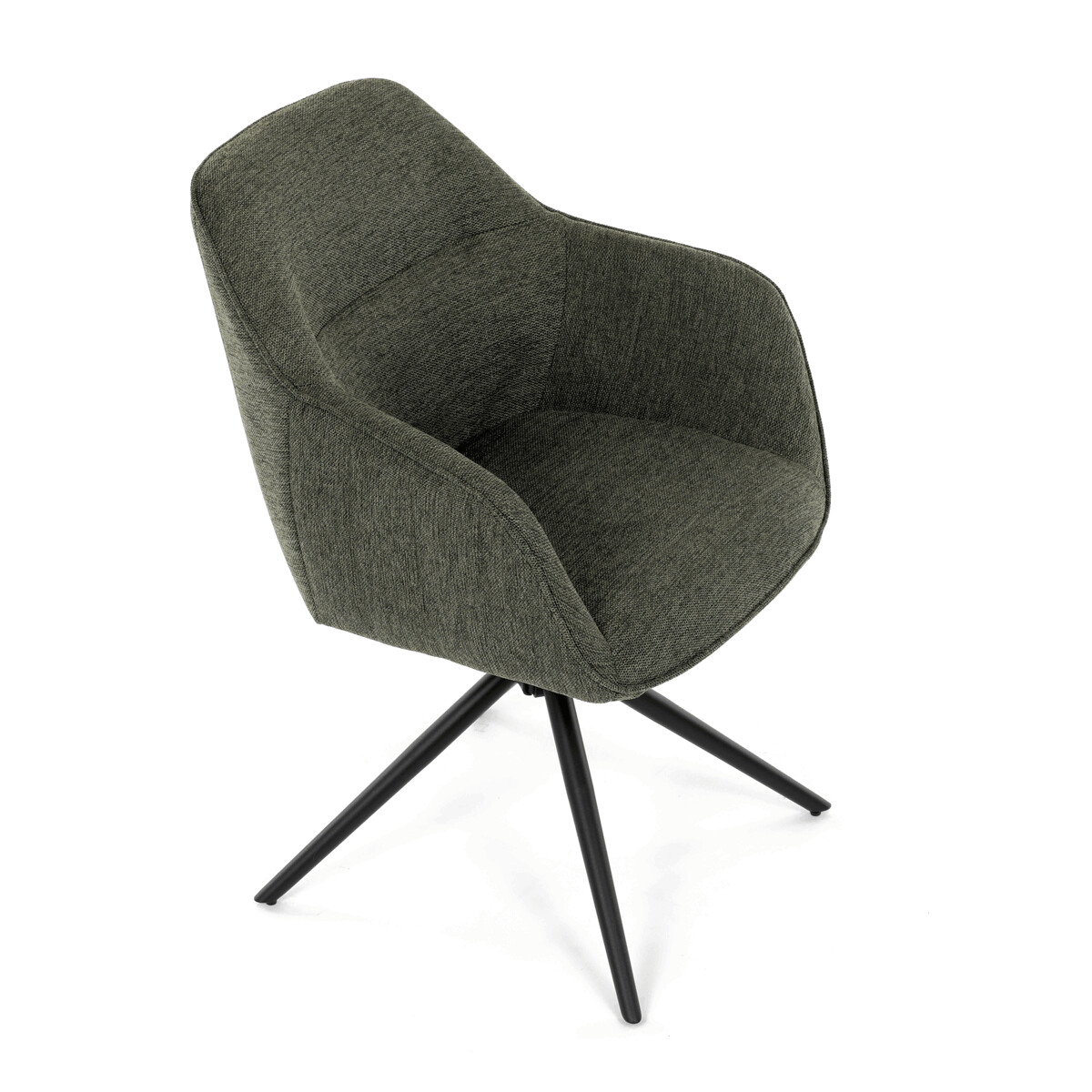 Jedálenské kreslo látka/kov HC-536 GRN2