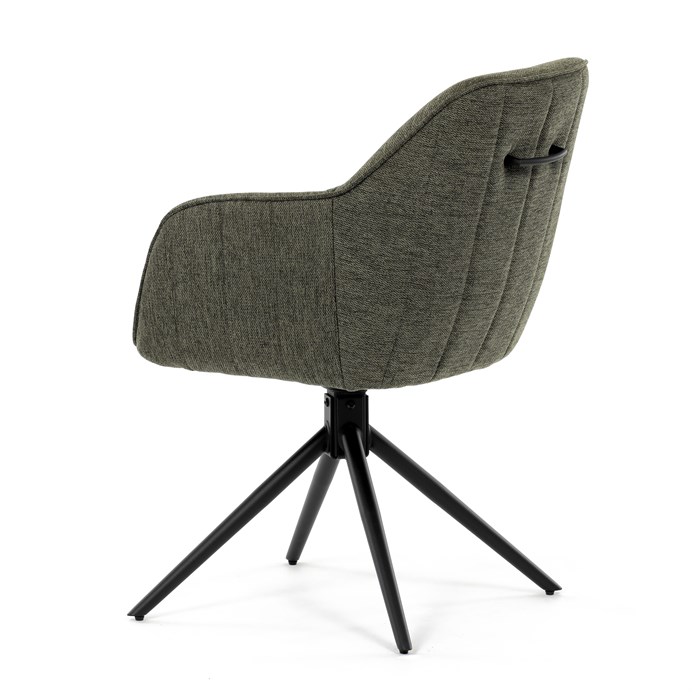 Jedálenská stolička, zelená, látka, HC-536 GRN2