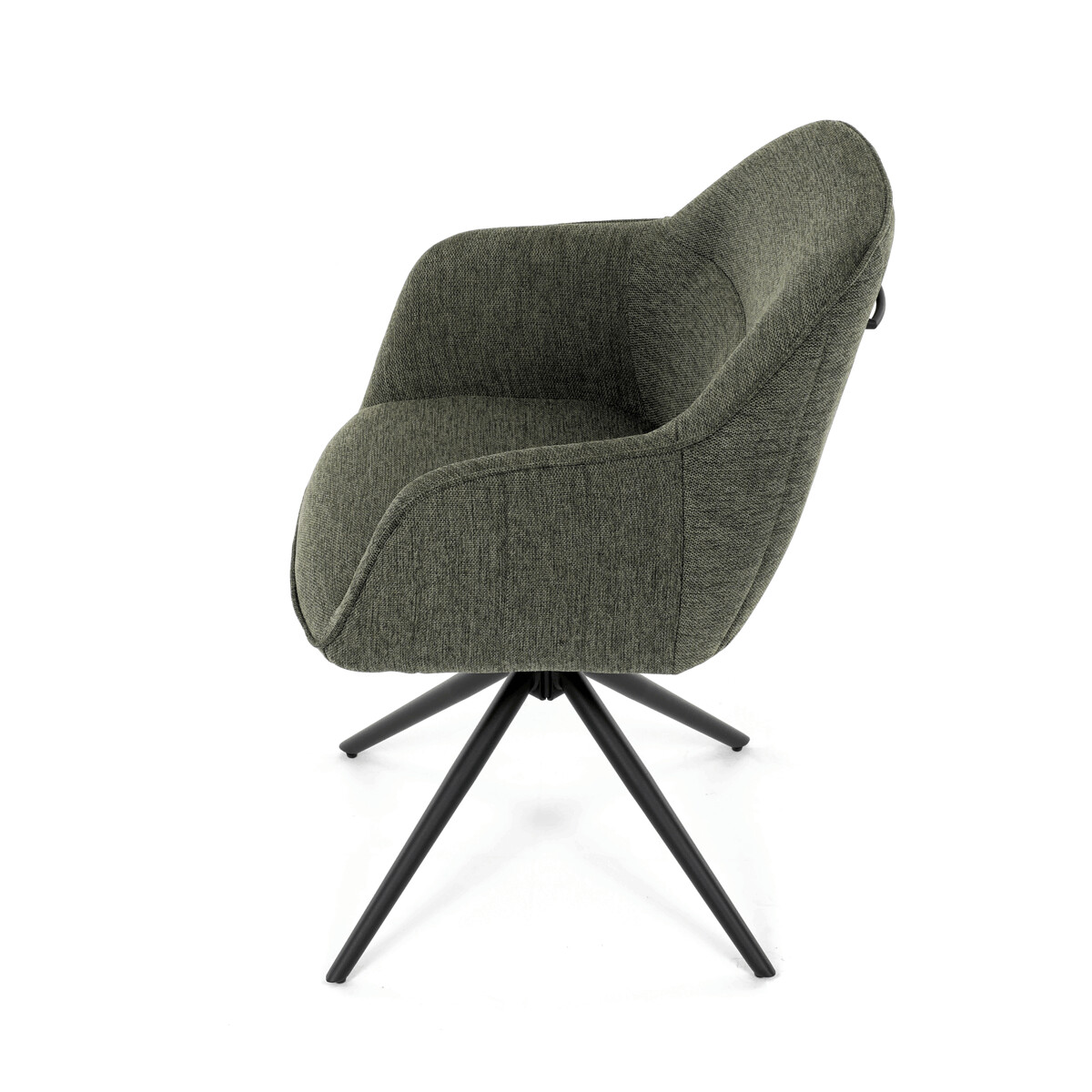 Jedálenské kreslo látka/kov HC-536 GRN2
