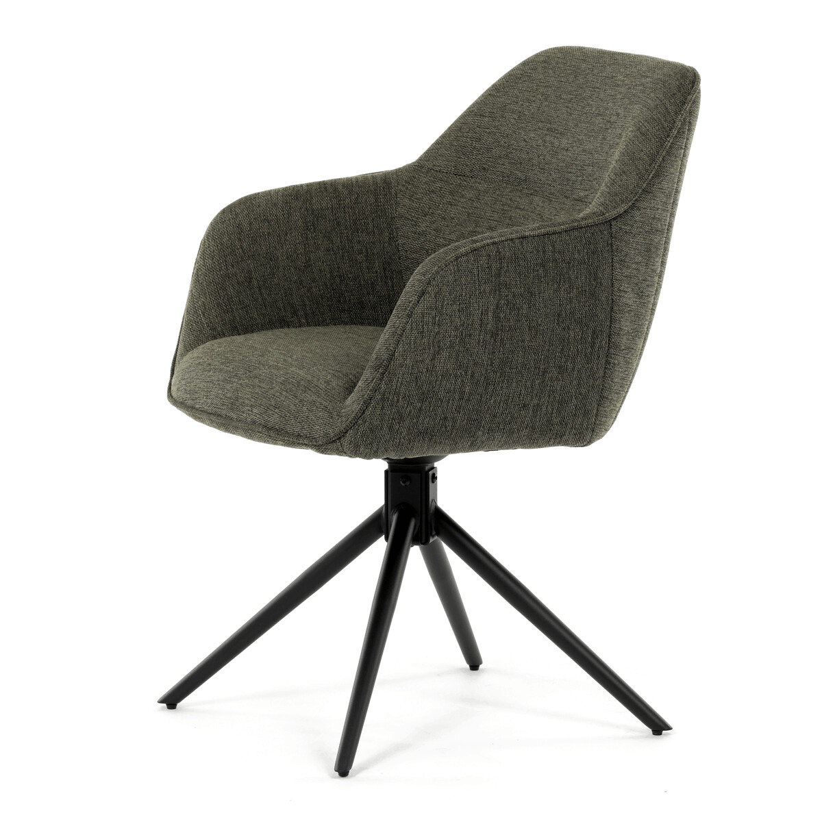 Jedálenské kreslo látka/kov HC-536 GRN2
