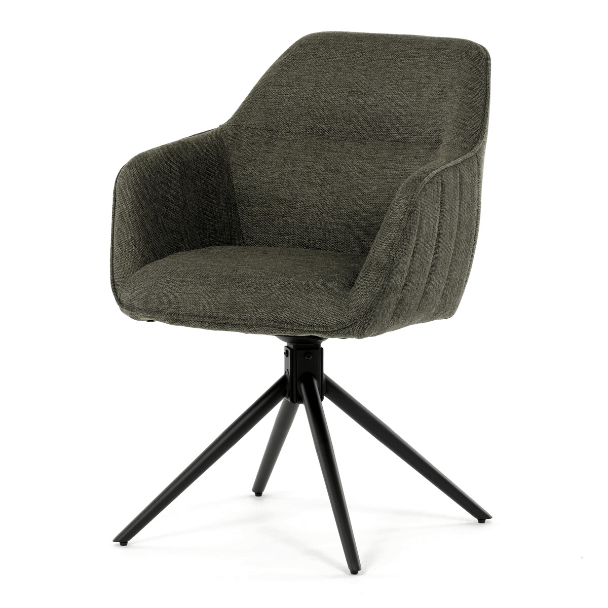 Jedálenské kreslo látka/kov HC-536 GRN2