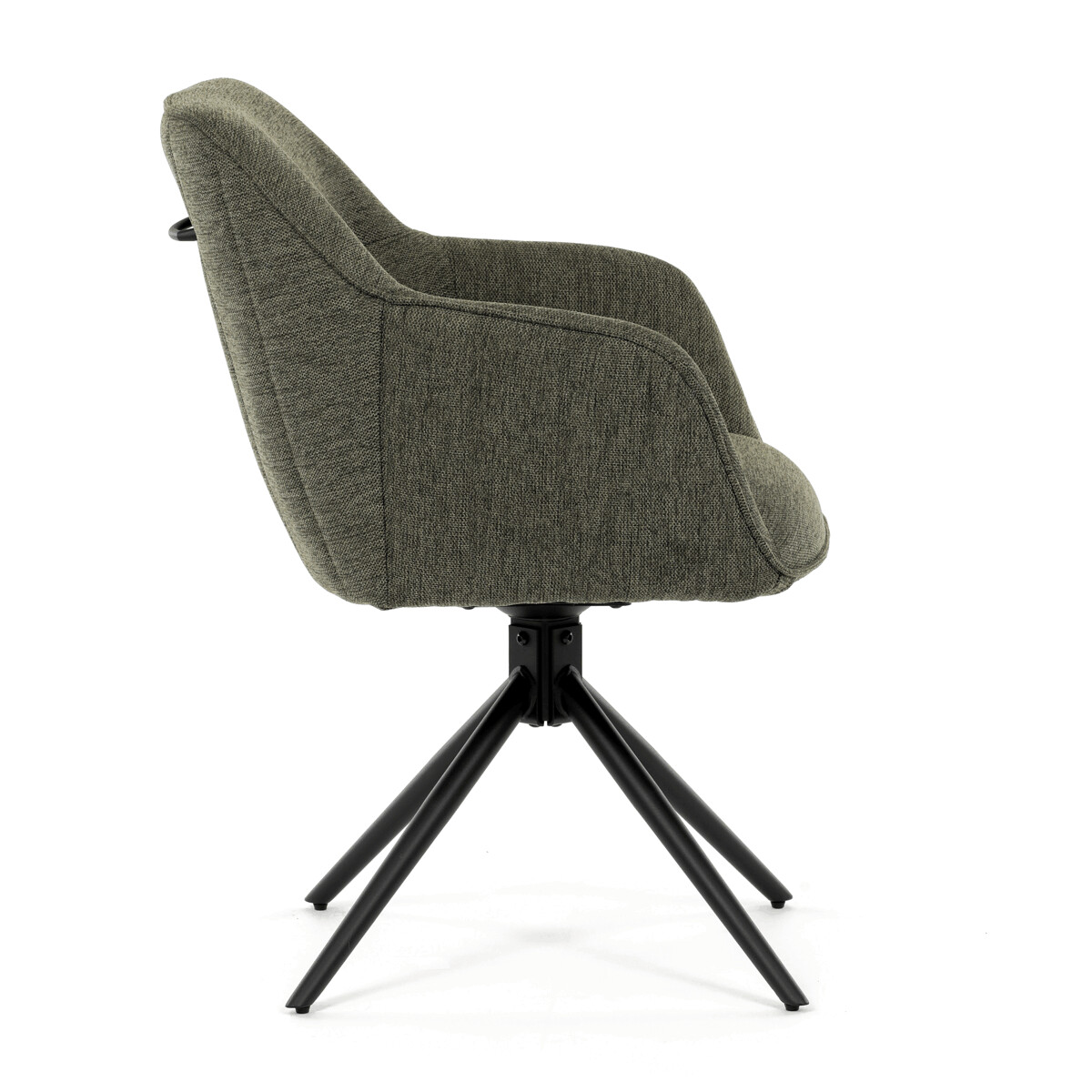 Jedálenské kreslo látka/kov HC-536 GRN2
