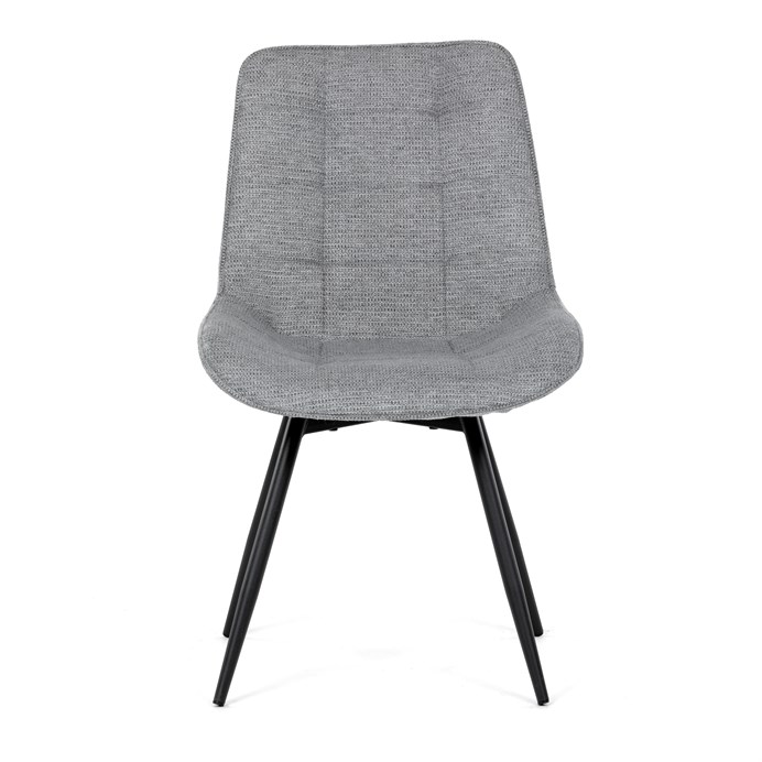 Jedálenská stolička, sivá, látka, HC-T1130 GREY2