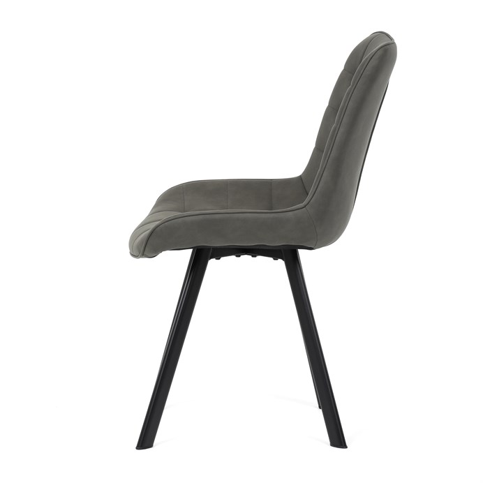 Jedálenská stolička, sivá, látka vintage, HC-V3066 GREY3