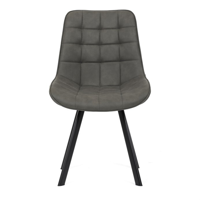 Jedálenská stolička, sivá, látka vintage, HC-V3066 GREY3