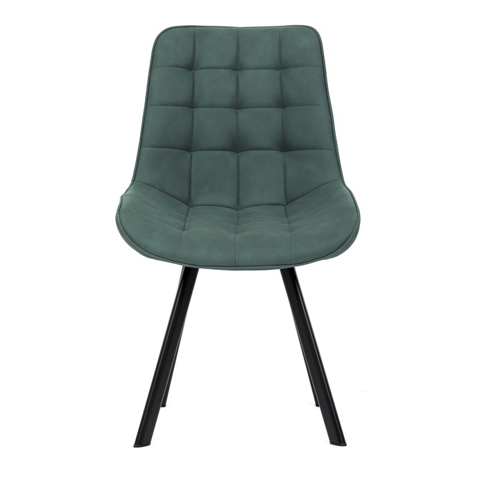 Jedálenská stolička, zelená, látka vintage, HC-V3066 GRN3