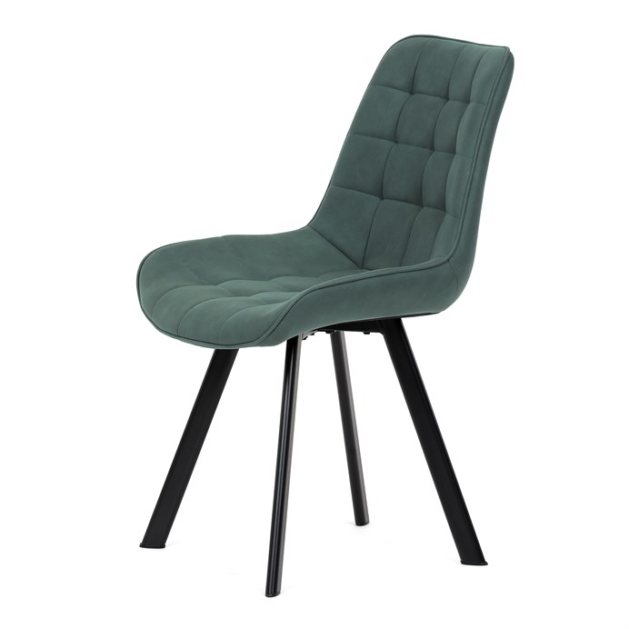 Jedálenská stolička, zelená, látka vintage, HC-V3066 GRN3