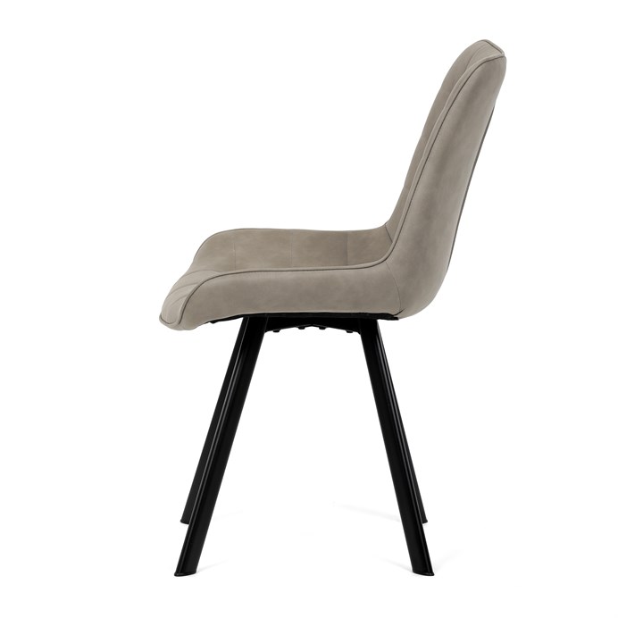 Jedálenská stolička, béžová, látka vintage, HC-V3066 LAN3