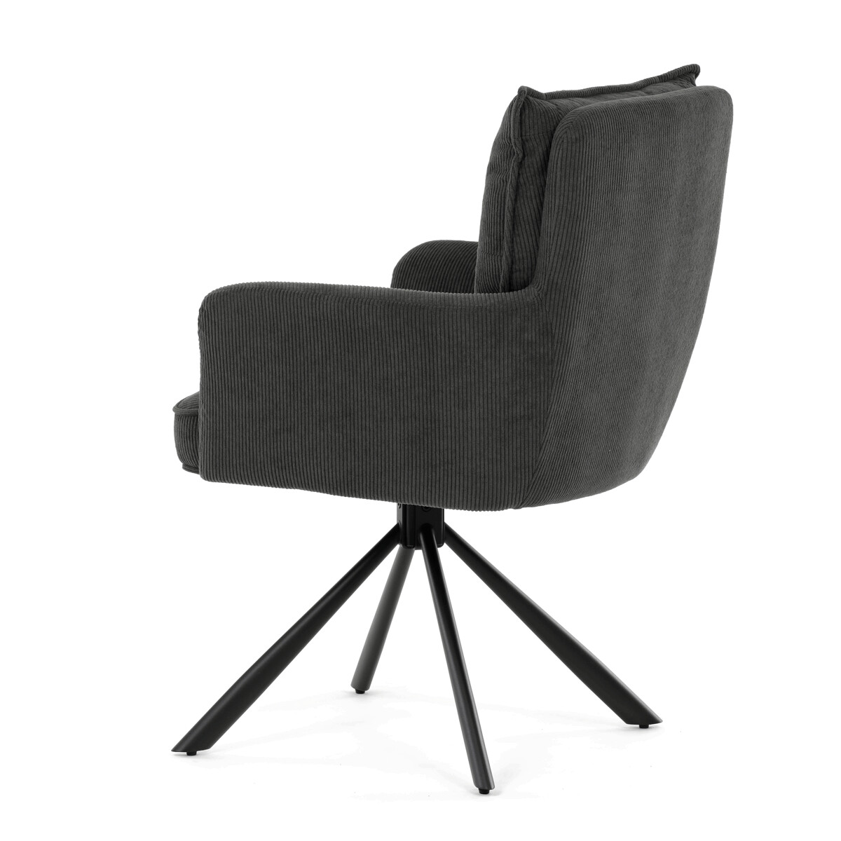 Jedálenská stolička látka/kov HC-X1128 Sivá