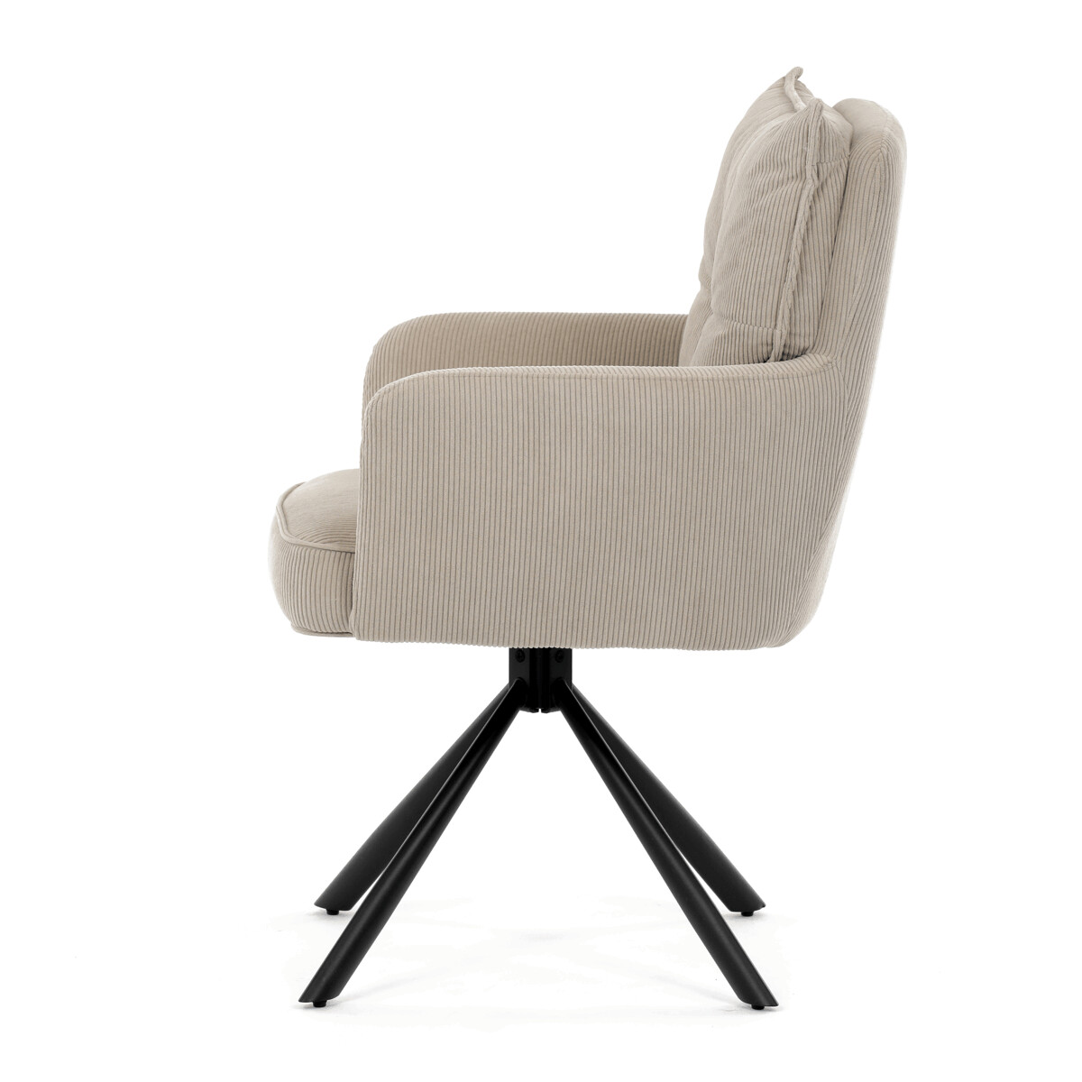 Jedálenská stolička látka/kov HC-X1128 Sivá