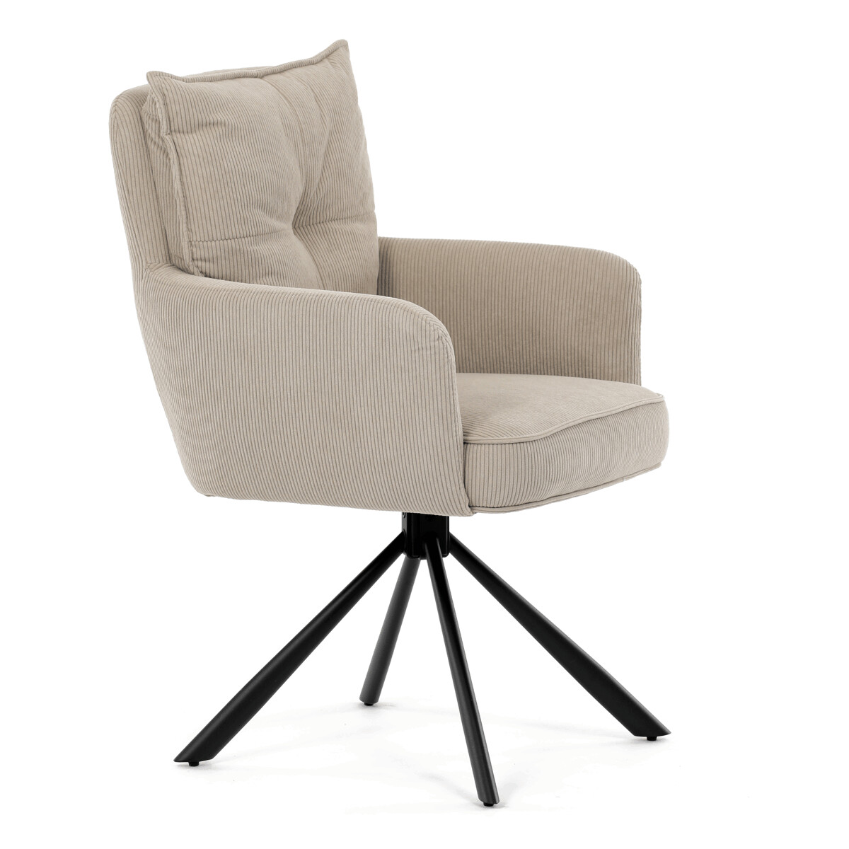 Jedálenská stolička látka/kov HC-X1128 Sivá
