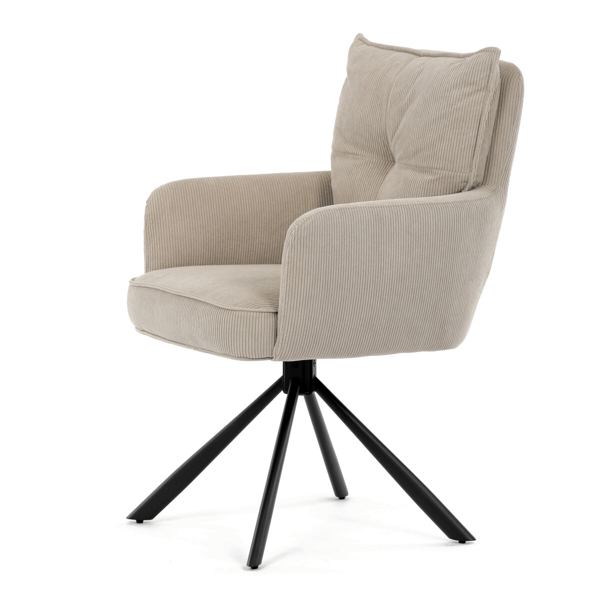 Jedálenská stolička látka/kov HC-X1128 Sivá