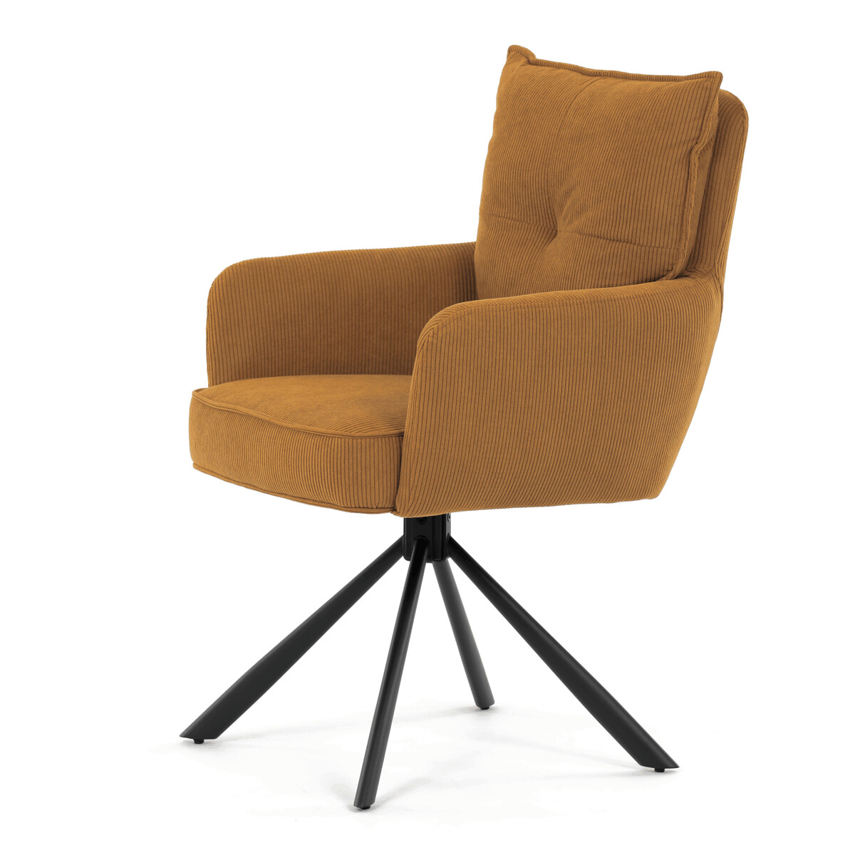Jedálenská stolička látka/kov HC-X1128 Sivá