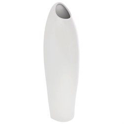 Váza keramická bílá.