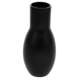 Váza keramická černá.