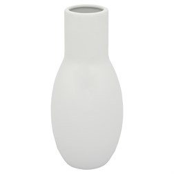 Váza keramická bílá.