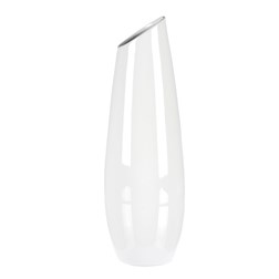 Váza keramická, krémová perleť.