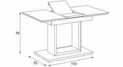 Jedálenský stôl HT-430 CAP