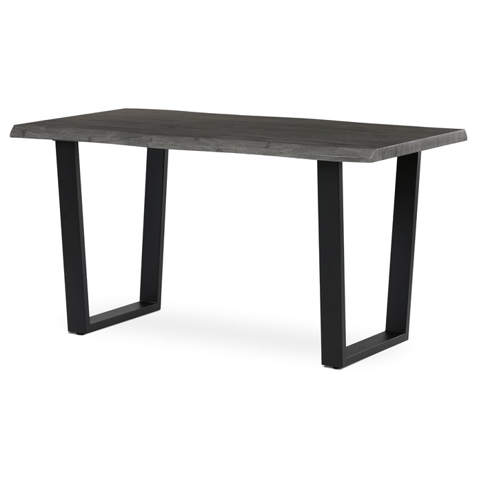 Jedálenský stôl 140x80cm, mdf, sivý dub, HT-F4214 GREY