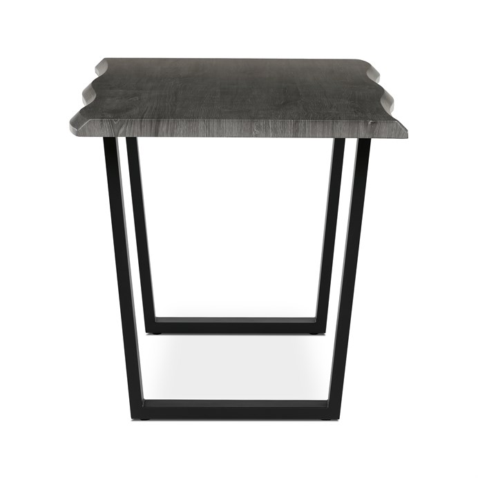 Jedálenský stôl 140x80cm, mdf, sivý dub, HT-F4214 GREY