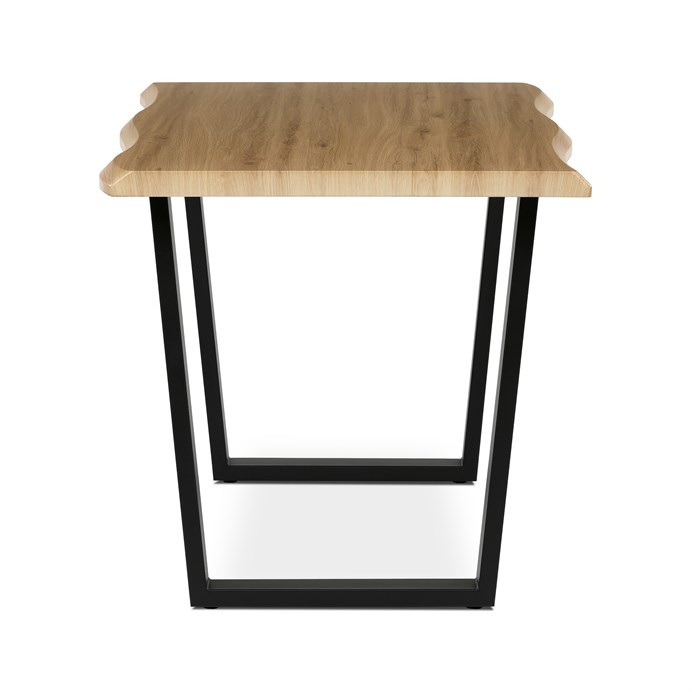 Jedálenský stôl 140x80cm, mdf, divoký dub, HT-F4214 OAK